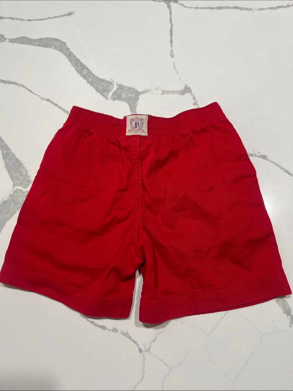 Polo by Ralph Lauren Red Boys' Polo League Shorts - Picture 2 of 4